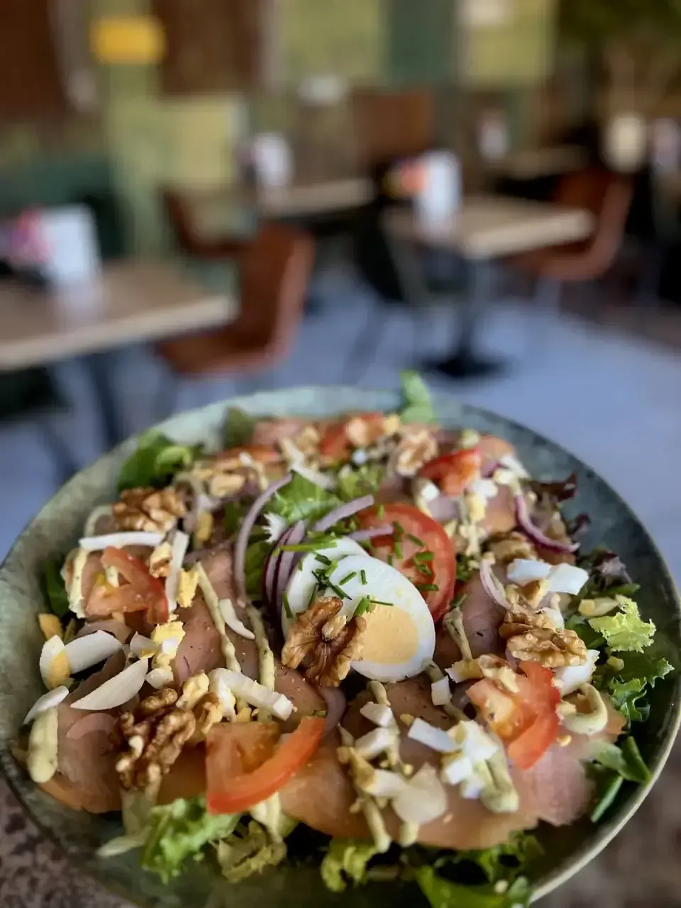 Verse salade met seizoensgroenten